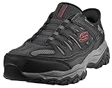 Skechers Men's Afterburn M. Fit Ridgeburn Hands Free Slip-in Loafer, Black/Charcoal, 15 X-Wide
