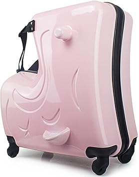 子供が乗れるキャリーカート ピンクグレー 子供が乗れるキャリーカート ピンクグレー