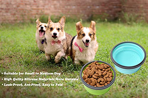 Joyinjojo 2 Pack Collapsible Dog Bowls thumb #3