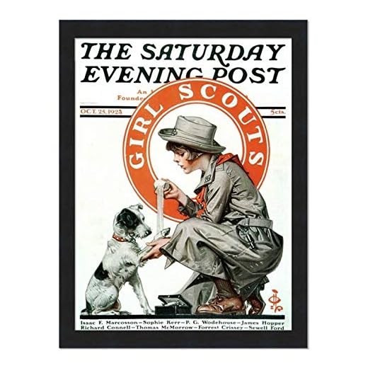 CountryArtHouse Saturday Evening Post Magazine Display Frame - Acrylic, Backing, and Hardware - Fits Magazines Sized 10.75" x 13.75"
