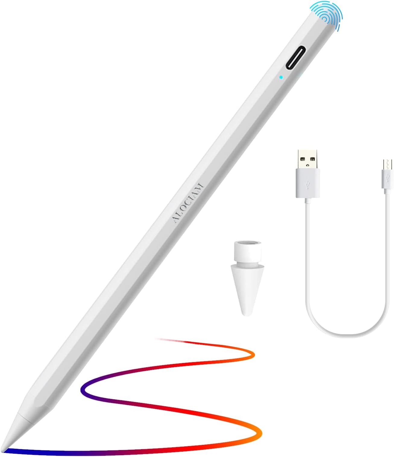 2022 Stylus Pen for iPad Precise Active Pen for iPad Pencil with Palm Rejection Tilting for iPad Pro (11/12.9 Inch), iPad 7/8th, Pad Air 3rd/4th, iPad Mini, NO OK FOR 2016 IPAD