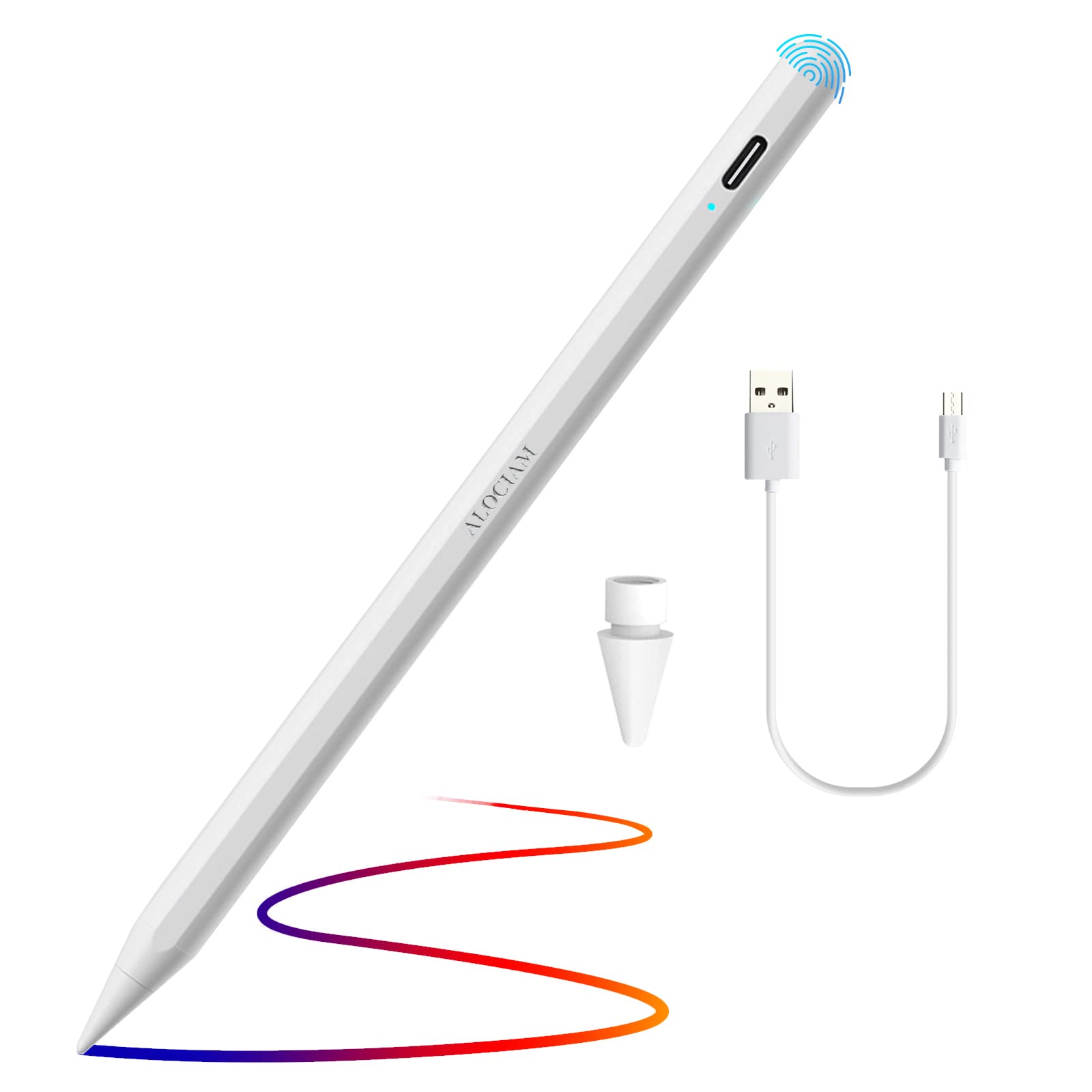 2022 Stylus Pen for iPad Precise Active Pen for iPad Pencil with Palm Rejection Tilting for iPad Pro (11/12.9 Inch), iPad 7/8th, Pad Air 3rd/4th, iPad Mini, NO OK FOR 2016 IPAD