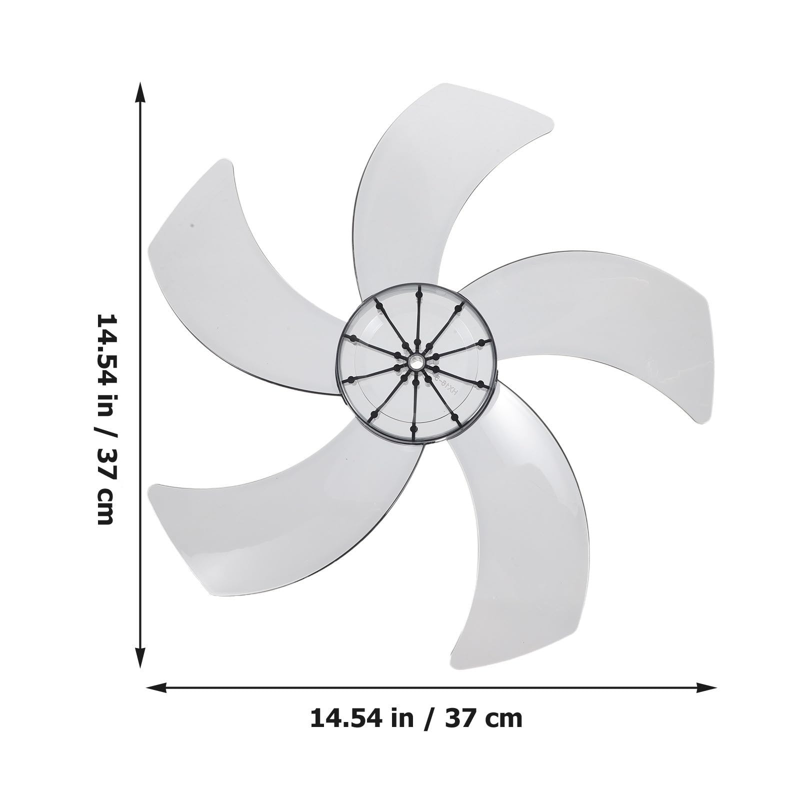 ABOOFAN Pala Ricambio Pratico e Facile da Installare in Plastica per Ventilatore a 5 Foglie per Ventilatore da Tavolo, per Vacanze Estive in Casa