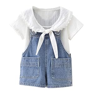 Reegoo Peter Baby Clothes, Girls, Overalls, 100% Cotton, 80, 90, 100, 110