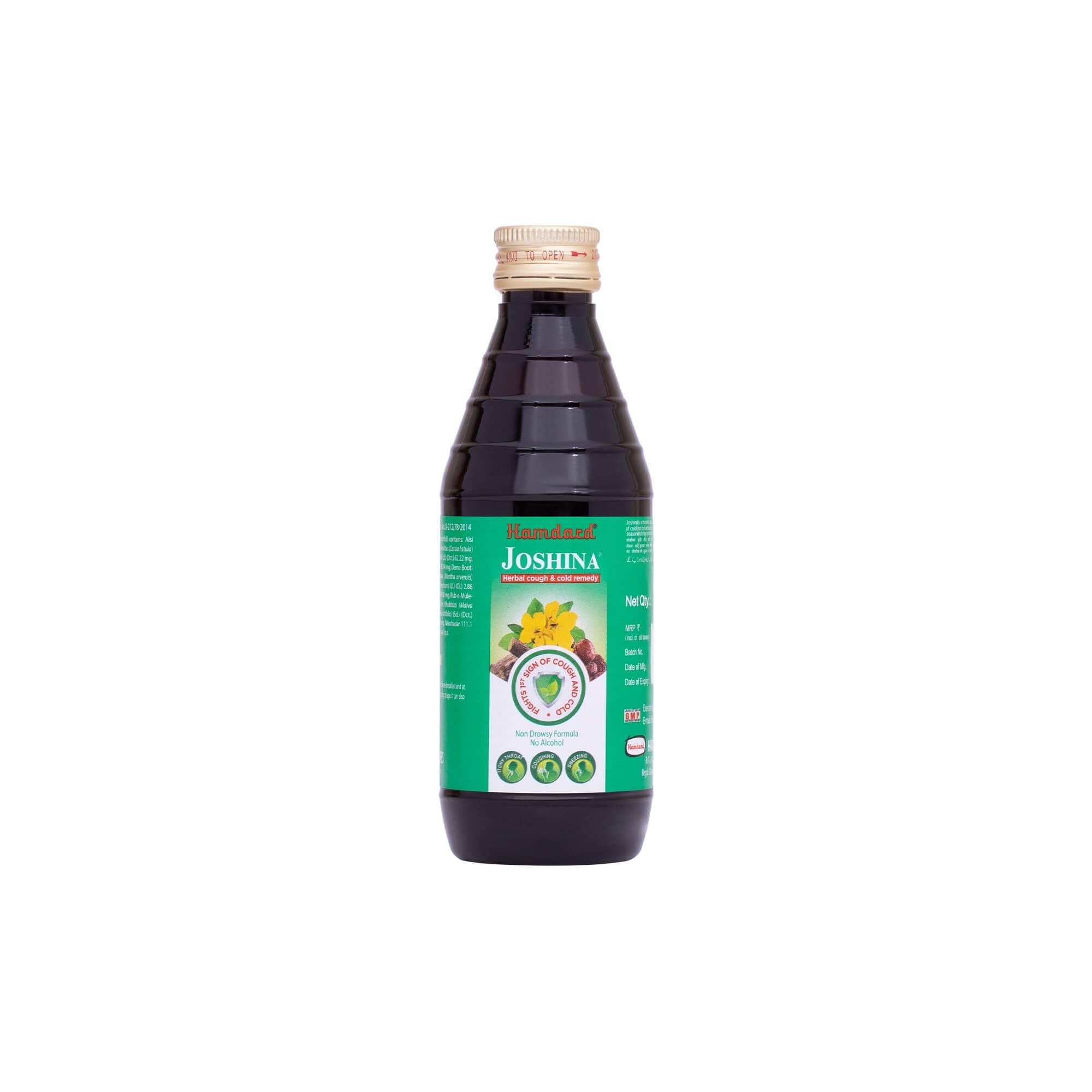 Hamdard Joshina Herbal Cough and Cold Remedy, 100ml-Only Purchase from Hamdard Laboratories India 1