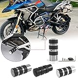 bmw r 1200 gs fussrasten 🏍️『Material』--CNC-Aluminiumlegierung mit hoher Dichte, hohe Festigkeit, oberflächenanodisierende Farbbehandlung, kein Ausbleichen, kein Rost. Für zusätzliche Sicherheit etwas Silikondichtmittel hinzufügen.