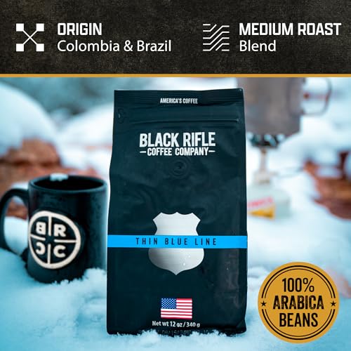 Black Rifle Thin Blue Line Beans