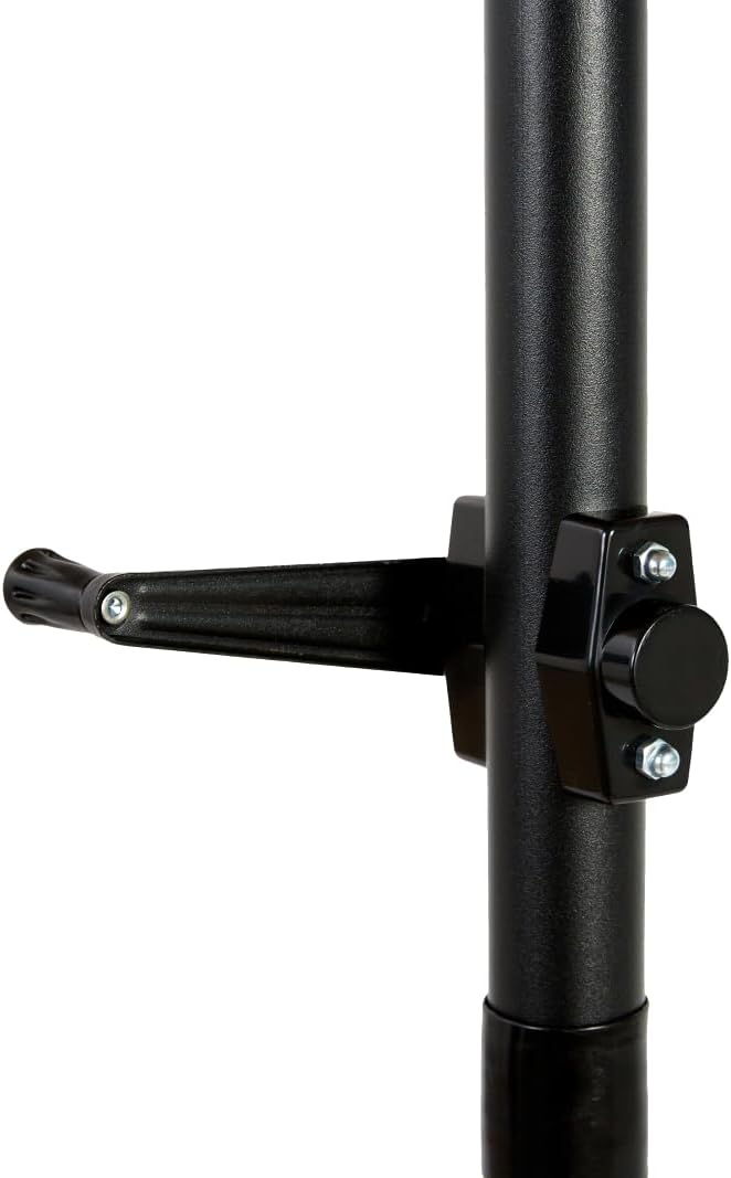 9ft Patio Umbrella Round Market Table Patio Umbrella Outdoor Table Umbrella with Push Button Tilt Crank Market Umbrella for 6 Sturdy Ribs,Deck, Backyard, Pool (Base Not Included)