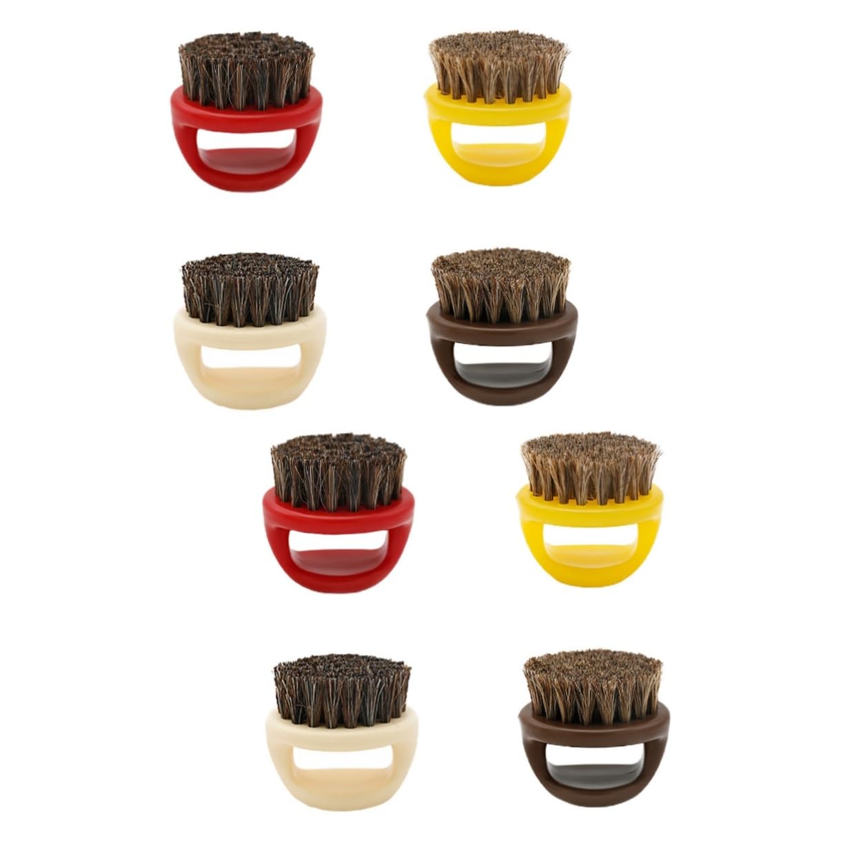FRCOLOR 8 Pz Pennello per barba criniera spazzola per le fusa spazzole per pulire la barba hair brush spazzola multifunzione abito per lo styling della barba spezzati uomo