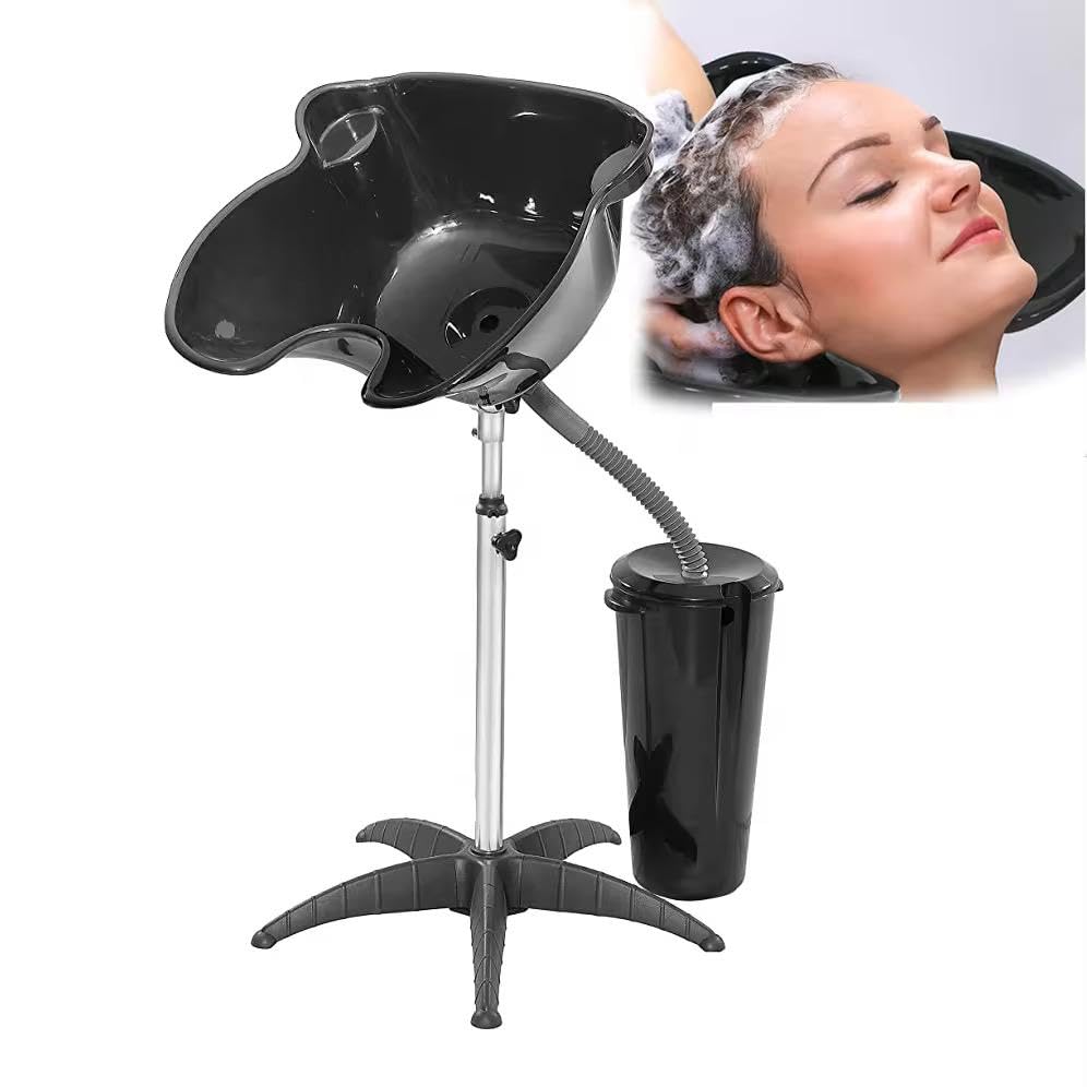 TOHFA SALES Portable Shampoo Standy | Adjustable Foldable Hair Washing Basin | Portable Hair Wash Sink for Home, Salon, Elderly, Travel | Easy to Use & Clean