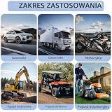 Lociban Zestaw węży benzynowych Ø 4 mm, wąż paliwowy 2 metry z 2 filtrami benzyny i 10 opaskami zaciskowymi, do motocykli, samochodów, skuterów, traktorów, małych silników