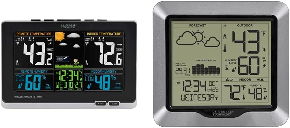 La Crosse Technology Weather Monitoring Bundle with Mold Risk Indicator and Forecast Station