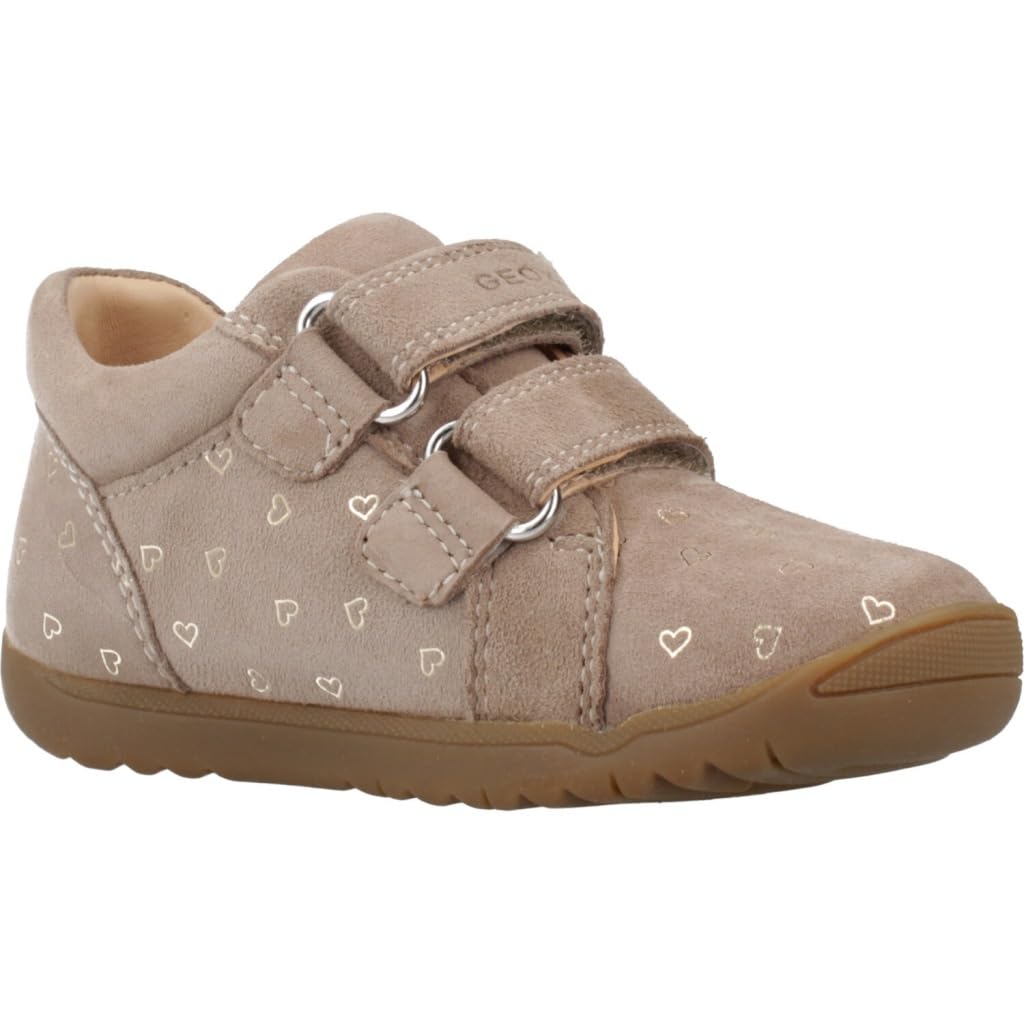 Geox Baby-Mädchen B Macchia Girl First Walker Shoe