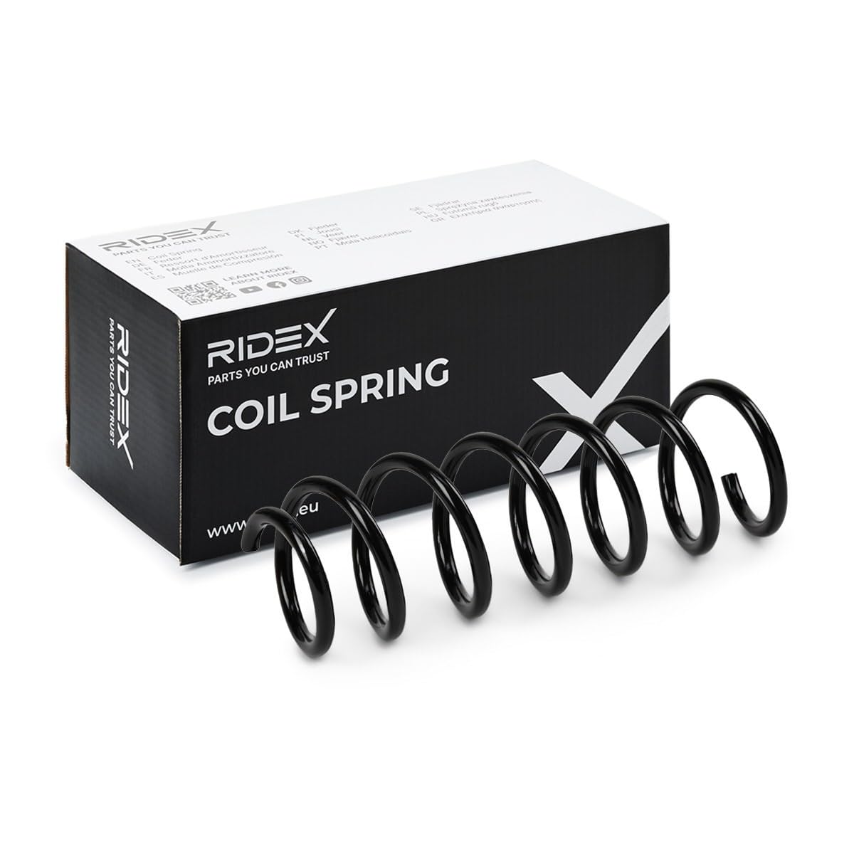 RIDEX 188C1735 2x Muelle de suspensión Trasero Compatible con BMW 5 Sedán F10