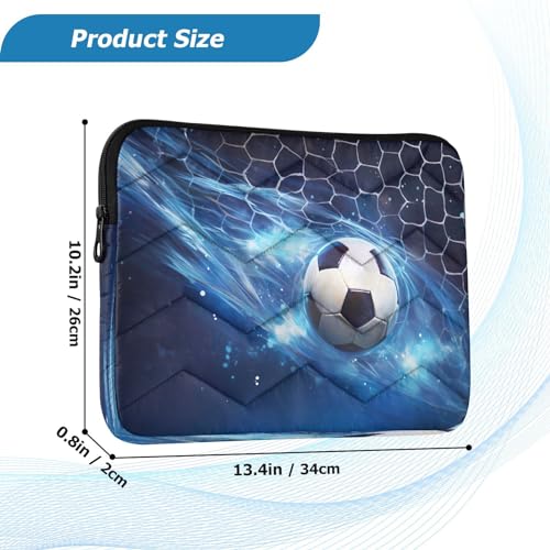Funda para laptop 13-14 pulgadas azul multicolor resistente al agua miniatura 3