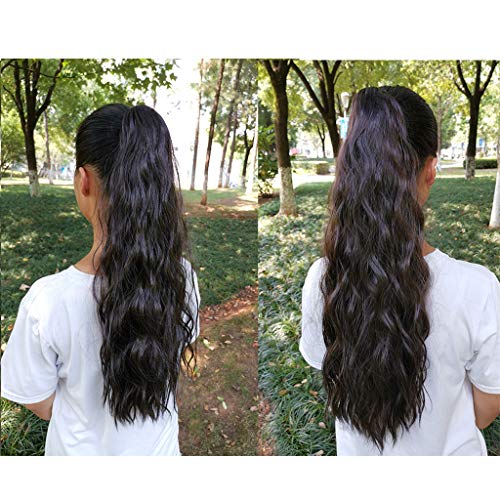 kowaku Presilha Longa para Rabo de Cavalo Sintético Feminino Na Extensão Do Cabelo Peruca - 60cm enc