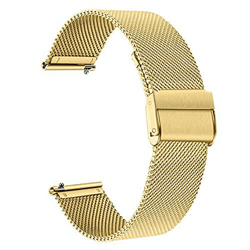 Bracelet en acier inoxydable Garmin Venu SQ maille métal luxe agate