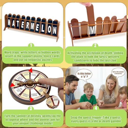 Magnetisches Hangmen Spiel, Ratespiel Erraten Sie das Wort Bevor Hank Zu Tode Hängen, Reisespiel für Kinder und Familien, Unterhaltsame Worträtsel Brettspiele, Kreatives Spielzeug