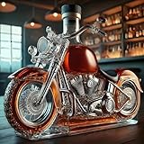 Pièce de décoration attrayante : soulevez votre configuration de bar avec cette carafe fabriquée à la main en forme de moto, fabriquée à partir de verre pour créer une pièce maîtresse attrayante pour la maison ou le studio tout en suscitant des conversations entre les invités lors des rassemblements