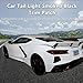 Sekhyna Rear Tail Light Lamp Smoked Black Trim Patch ABS 4PCS Compatible with Corvette C8 Stingray 2020-2023 Tail Light Cover Trim Accessories
