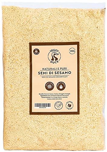 Veggy Duck - Graines de Sésame (1Kg) | Riches en Calcium, Phosphore, Oméga3 et en Vitamines
