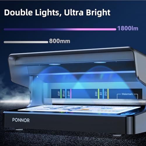 PONNOR AL-12 Dual UV Money Checker