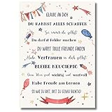 Poster Einschulung Kinder, Kinderzimmer Poster, Geschenk 