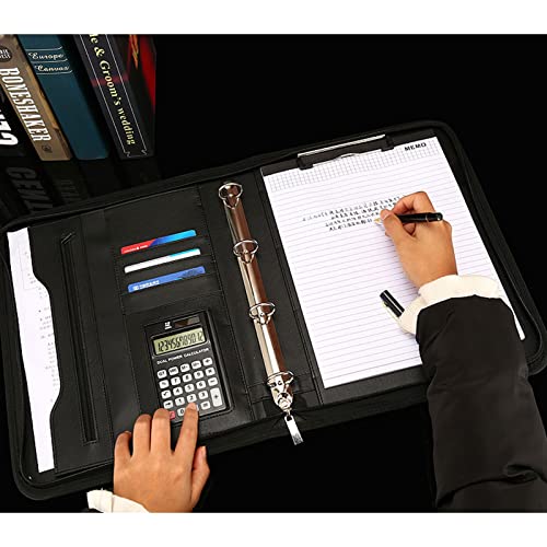Folder pochette en cuir anti-panne d'organisation avec bloc rechargeable - 2