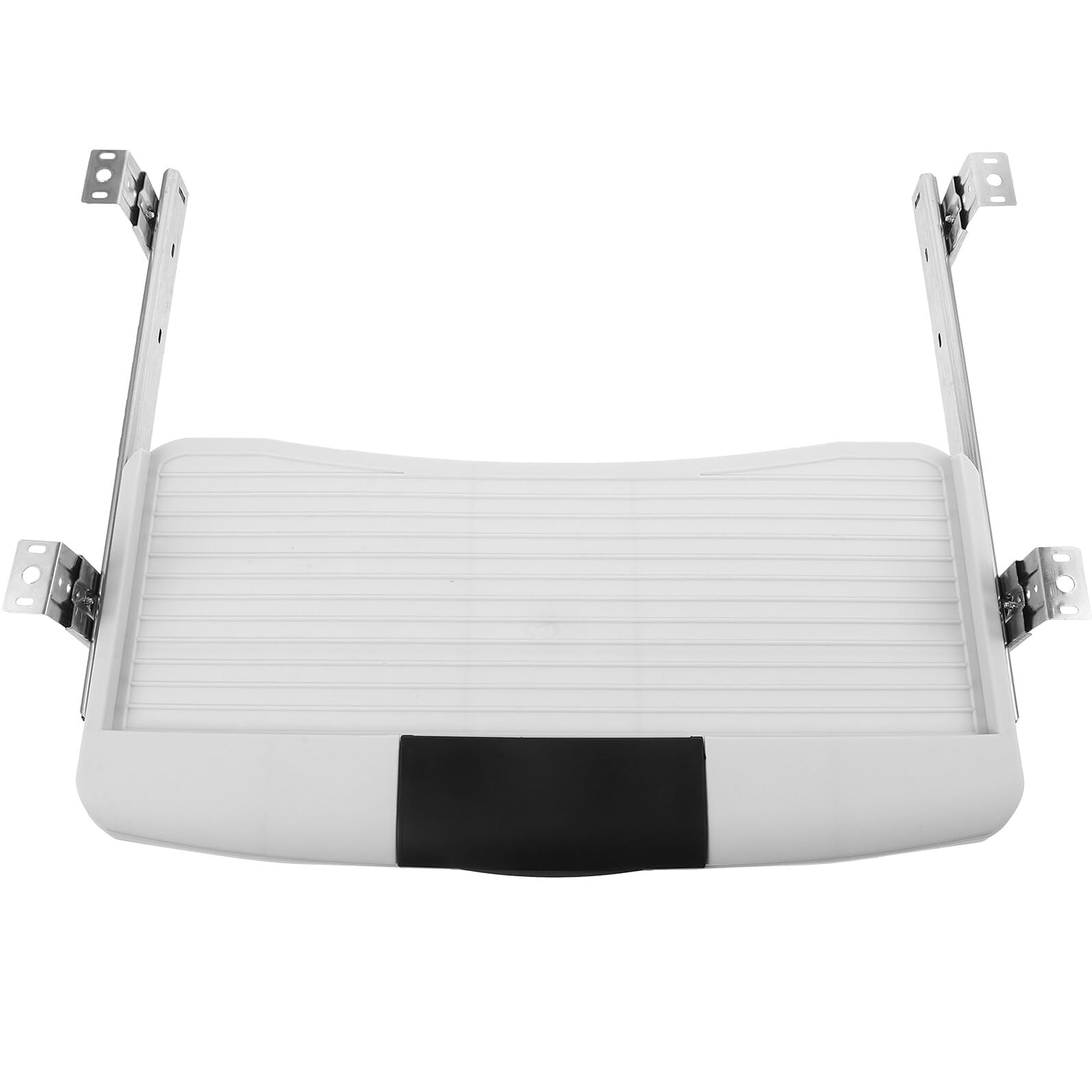Bandeja deslizante para teclado para debajo del escritorio con Ra empotrado, ahorra espacio, resistente a los arañazos, diseño fácil de deslizar para espacio de trabajo nizado, perfecta para uso