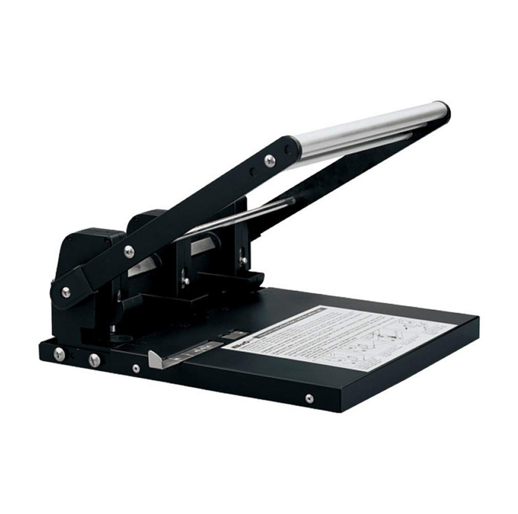 Hanchen 931C - Perforadora de papel manual (3 agujeros, 150 hojas, resistente) 4mm blade head