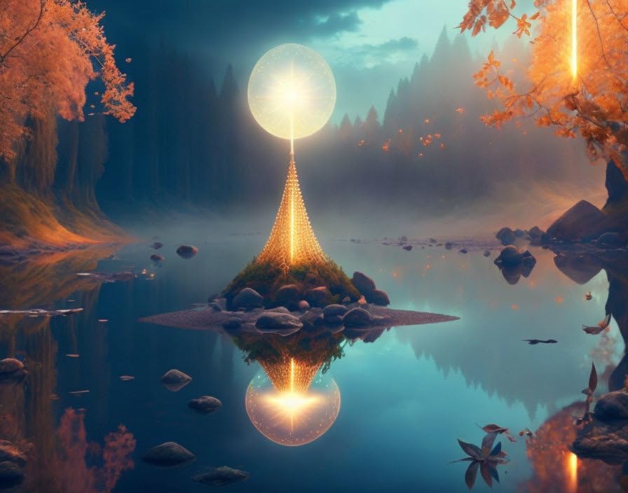 Affiches sur toile clair de lune SERENDIPITP pour apporter de la sérénité à votre foyer