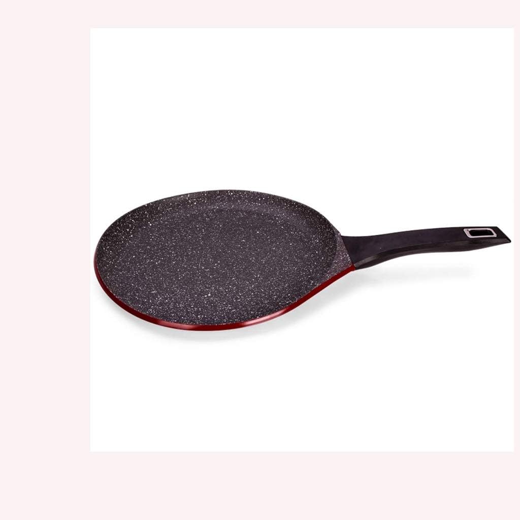 Aluminum Frying Pan - Pancake Pan Non-Stick Pancake Pan Household Frying Pan Steak, Sandwich Cake, Curve Design, 28cm