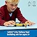 LEGO City Yellow Taxi Car Building Toy for Kids - Pretend Play Set for Boys & Girls, Ages 5+ - Toy Car W/Taxi Driver & Tourist Minifigures - Gift Idea for Birthdays - 60487