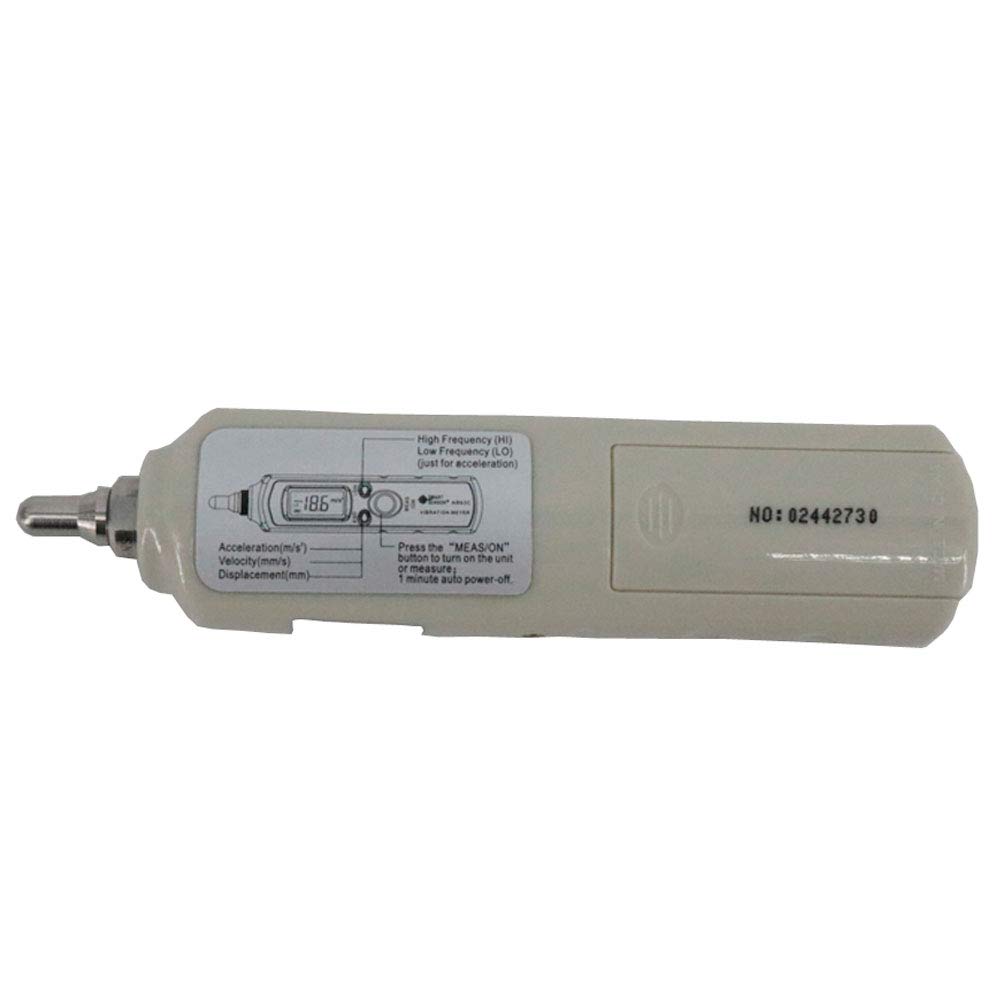 AR63C cyfrowy długopis typ miernik wibracji tester miernik analizator przyspieszenie 0,1 ~ 199,9 m/s2 prędkość 0,1 ~ 199,9 m/s
