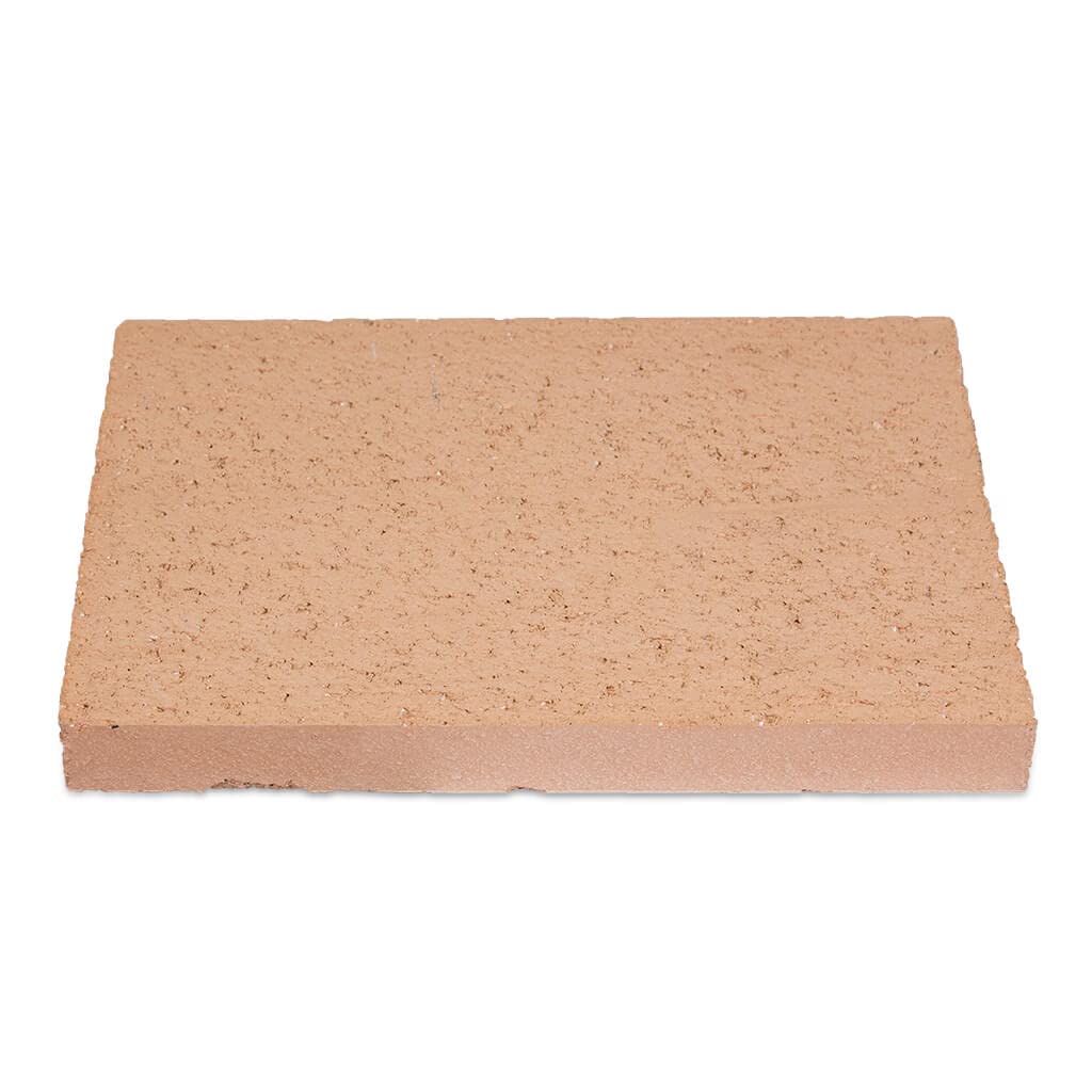 Schamottplatte 300 x 200 x 30 mm - rötliche Farbe - Lebensmittelecht - Schamottsteine - Schamotteplatte - Schamott - Feuerraum Auskleidung - Pizzastein - Backstein - Brotbackstein