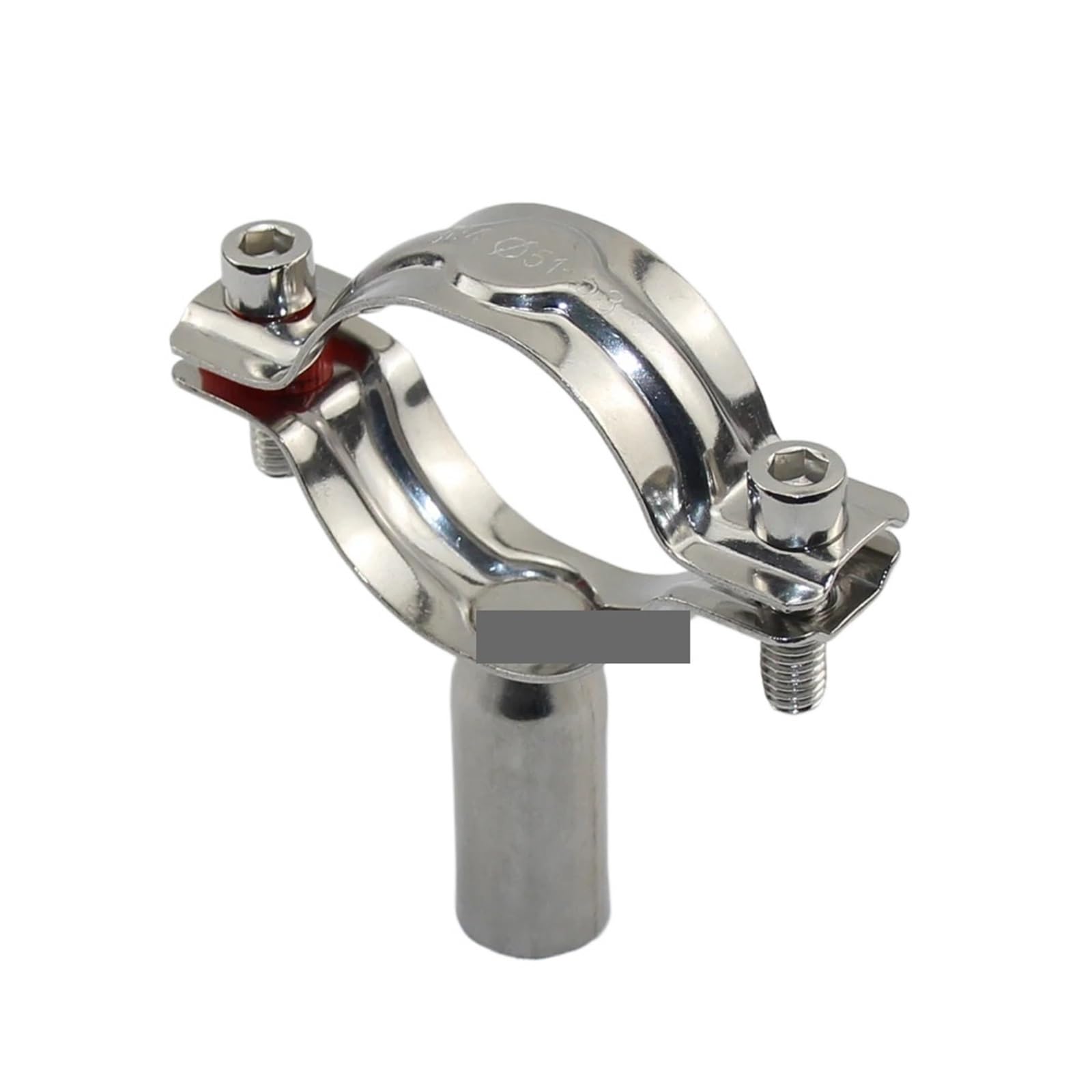 AARTERZZA 304 Stainless Steel Fixture Pipe Bracket Welding Water Pipe Fixed Circular Pipe Clamp 38-40mm
