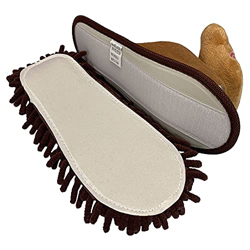 Image of Selric Super Chenille Microfiber Washable Mop Slippers Shoes, Detachable Mopping Shoes, Floor Dust Dirt Hair Cleaner, Multi-sizes Multi-Colors Available