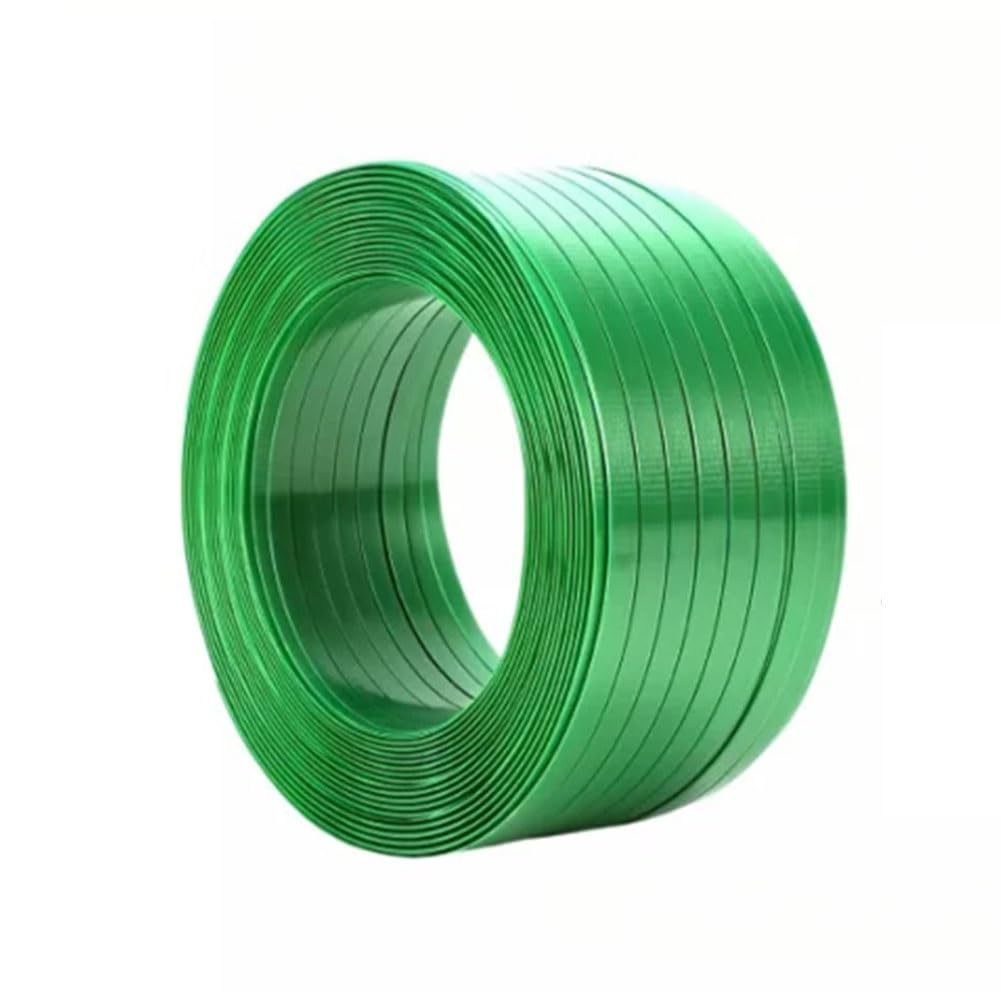 Grricepl Green Heavy Duty Strapping Roll For Packaging & Banding, Pallet Strap Coil 1400 Lbs Break Strength, Packaging Polyester (Pet) Strapping(20Kg)