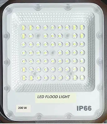 Led Outdoor Flood Light waterproof-Ip66 Led Lights with Lens Technique and Aluminium die cast Housing, Focus Light for Garage, Parking, Shop (Pack of 3) (Pink, 200 Watts)