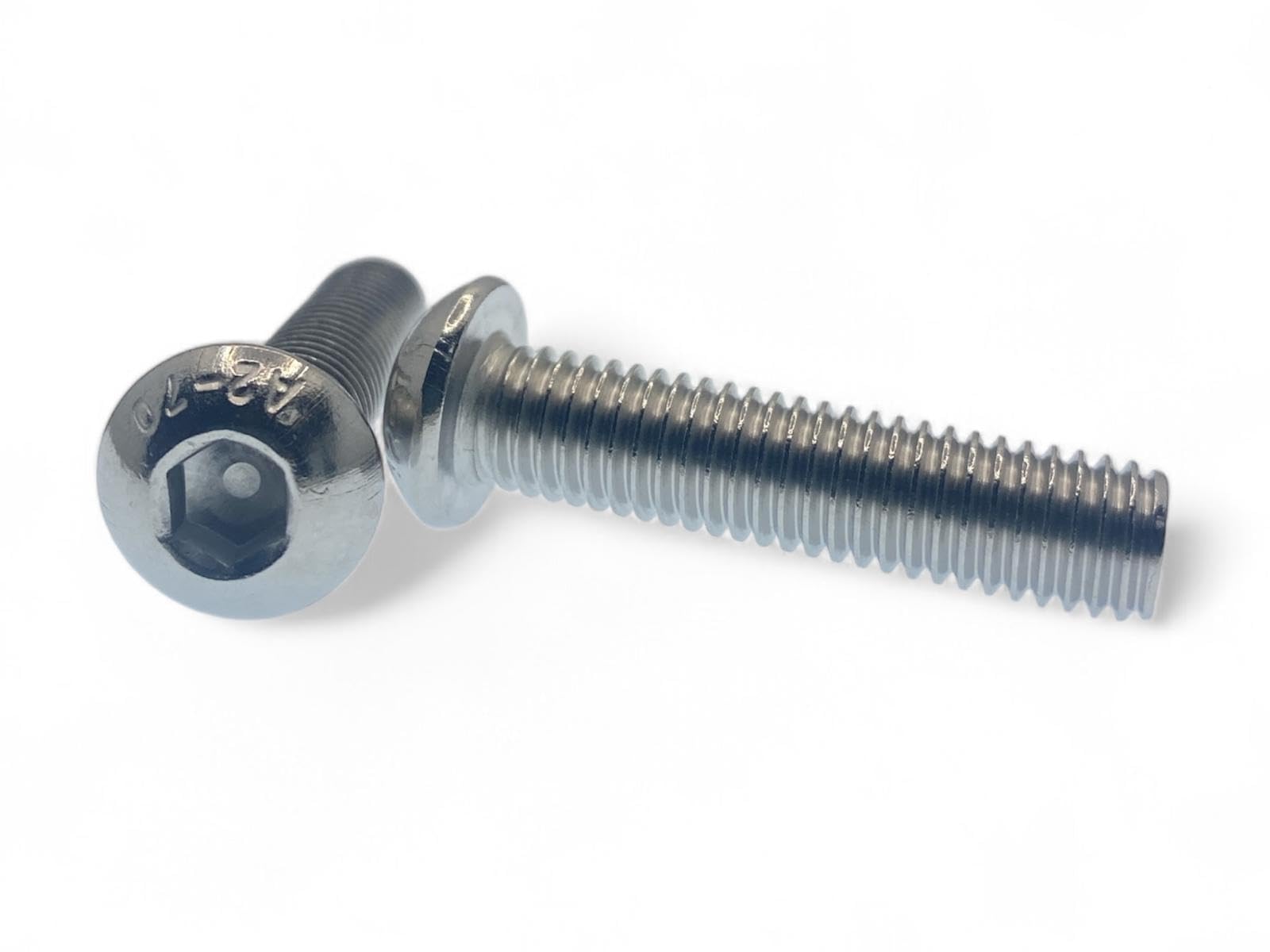 Rubigo M8 Bolts, M8 x 35mm Hex Socket Button Head Machine Bolts