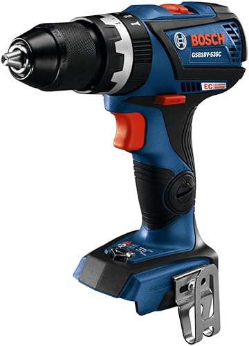 BOSCH GSB18V-535CN 18 V Ec sin escobillas conectado, compacto, resistente, 12 pulg (herramienta de barra)
