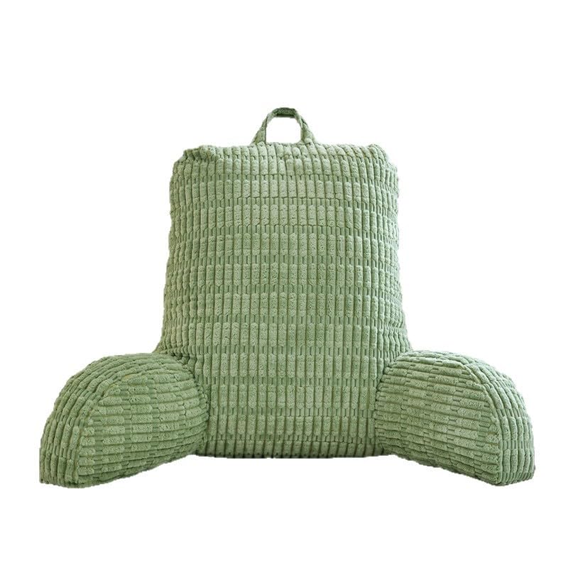BUERPINKING Cojín de lectura para cama y sofá, cojín de lectura con reposamuñecas, reposabrazos y soporte lumbar, cojín lumbar para cama para reposo en cama, descansar, leer, trabajar en el ordenador