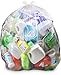 Tasker 30-33 Gallon Trash Bags Heavy Duty (Value 100/Bags w/Ties) Clear Large Plastic Recycling Garbage Bags. 30 Gal, 32 Gallon Clear Large Trash Bags