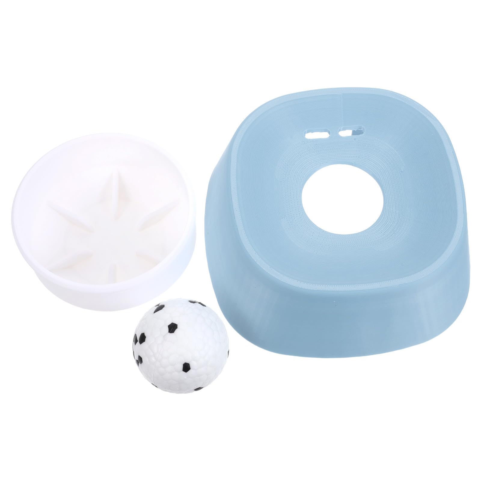 Lecknapf für Hunde mit Knochenbrühe aus Pla Langsames Fressen Fördernd für Auto und Boxentraining Unterstützt Hydration und Orale Reinigung Zufälliger Stil