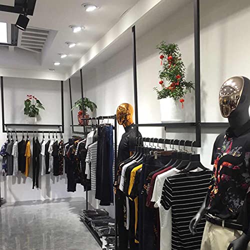 Soluciones de barandillas de 120 cm para percheros de pared en boutiques 3