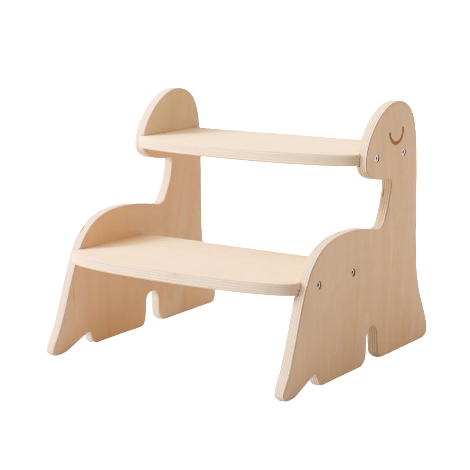 Taburete Infantil Multifuncional de Dos Peldaños para Inodoro, Encimera O Cocina.
