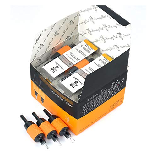 20PCS desechables R tatuaje apretones, Grip 25MM Medio silicona tatuaje, Sterileze Consejos Grips con consejos, para el tatuaje Máquinas de suministro (15R)