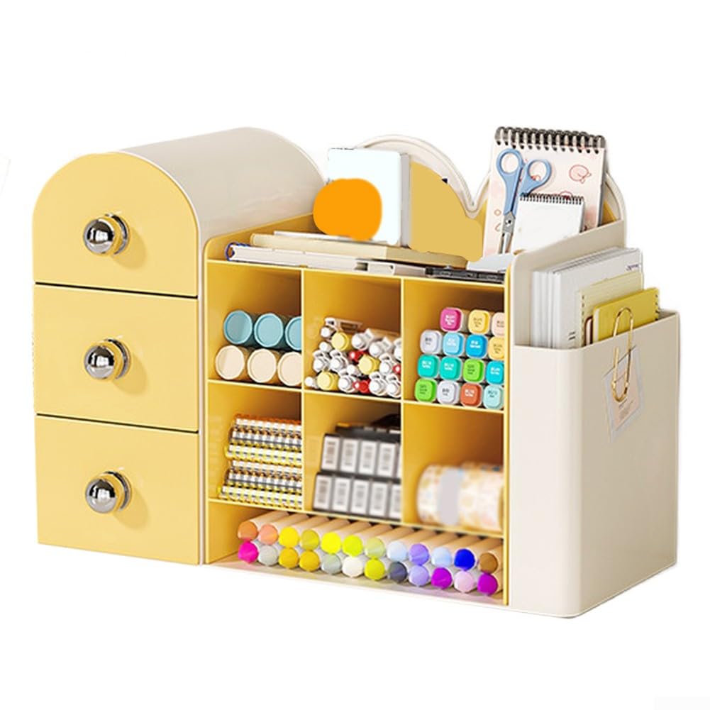 Organiseur de maquillage de grande capacité avec tiroirs et plusieurs compartiments pour cosmétiques, produits de soins de la peau, pinceaux et accessoires, design transparent pour comptoir
