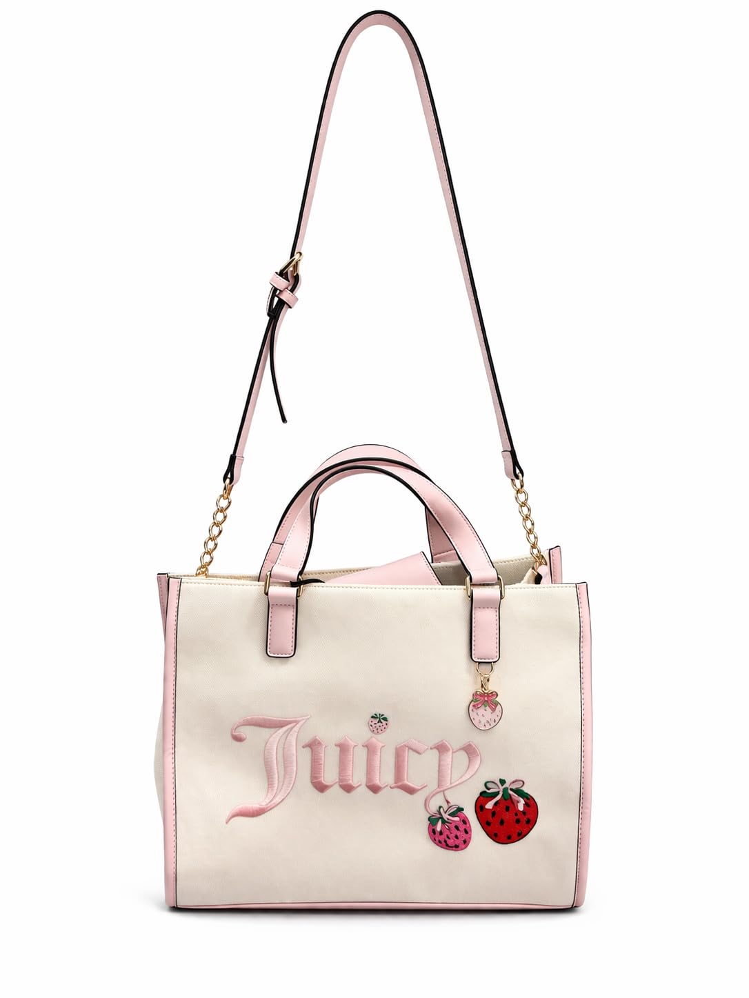 Juicy Couture Berry Sweet Tote Bag, 13W x 10.5H x 4.5D Inches