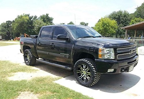 HE835 17x8, Bolt Pattern: 8x6.5/, Offset: 0, GLOSS BLACK MACHINED, set of 1